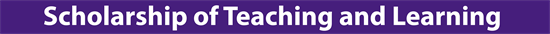 Scholarship of Teaching and Learning Banner