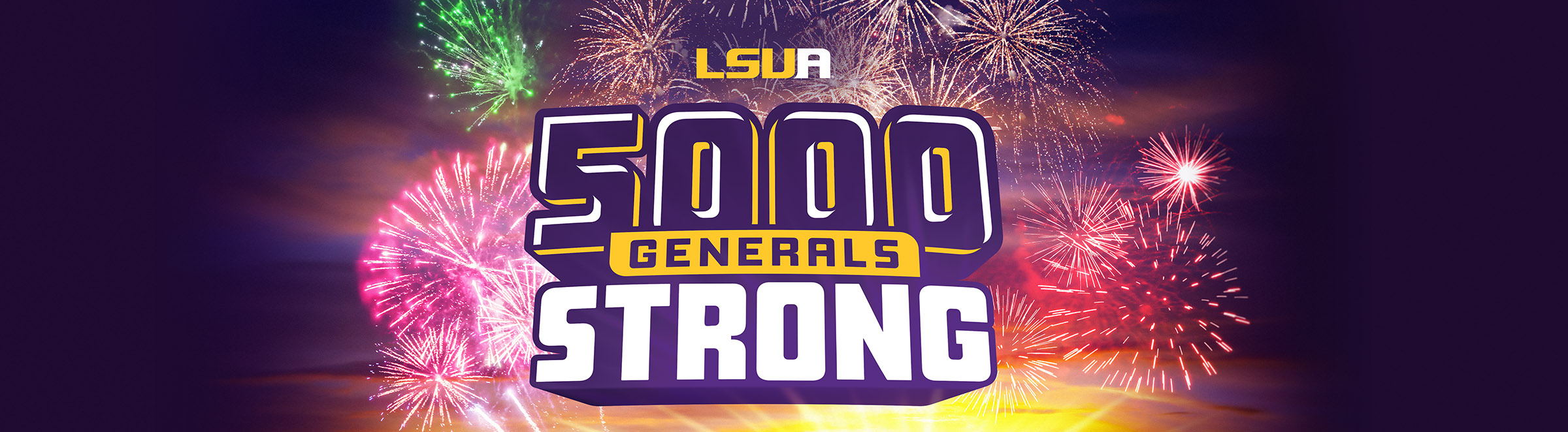 LSUA 5,000 Generals Strong